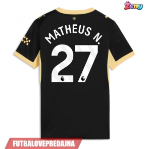 Lacne Ženy Futbalové dres Manchester City Matheus Nunes #27 2026-27 Krátky Rukáv - Preč